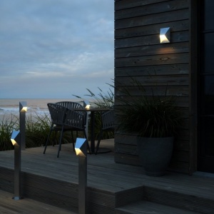 Aplica de perete iluminat exterior IP54 Pontio 15 otel galvanizat 134216 universul-luminii.ro