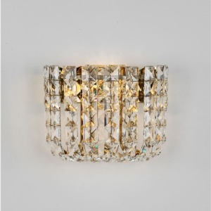 Aplica de perete LED auriu, cristale sticla CELYSIA 630286 universul-luminii.ro