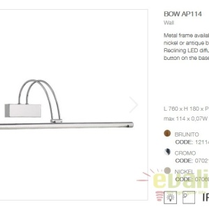 Aplica de perete LED BOW AP114 CROMO 007021 - Img 3