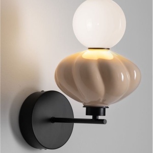 Aplica de perete LED decorativa ceramica Alb, Bej, ONETA 244886 universul-luminii.ro