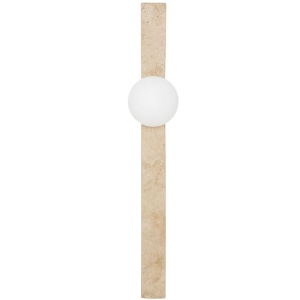 Aplica de perete LED decorativa din travertin OVEE - Img 5