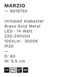 Aplica de perete LED decorativa MARZIO D-60cm - Img 8