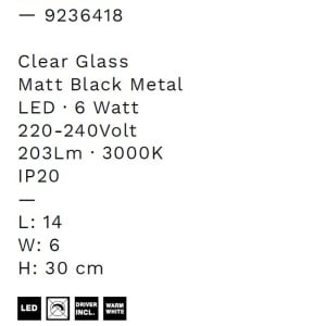 Aplica de perete LED decorativa VETRIO - Img 7