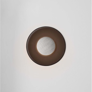 Aplica de perete LED design ambiental Esti maro inchis 226046 universul-luminii.ro