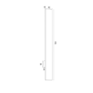 Aplica de perete LED design decorativ FREEMONT H-55cm 103326 universul-luminii.ro