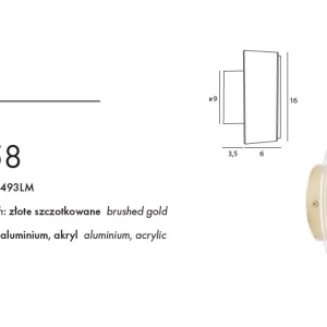 Aplica de perete LED design decorativ Lipari 160986 universul-luminii.ro