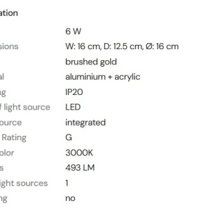 Aplica de perete LED design decorativ Lipari 239056 universul-luminii.ro