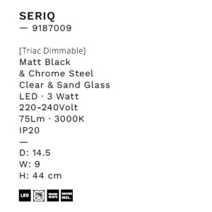 Aplica de perete LED design decorativ SERIQ - Img 7