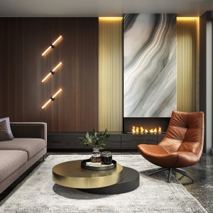 Aplica de perete LED design high-tech minimalist Axis negru 118736 universul-luminii.ro