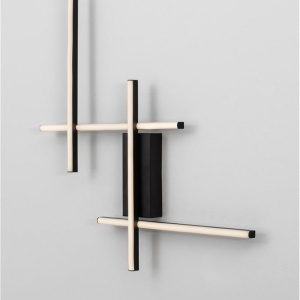 Aplica de perete LED design modern APECHO negru 245936 universul-luminii.ro