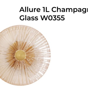 Aplica de perete LED design modern decorativ Allure 1L Champagne 150986 universul-luminii.ro