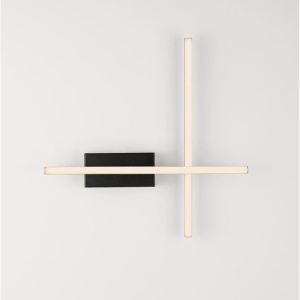 Aplica de perete LED design modern QUAM negru, auriu - Img 2