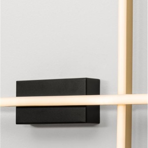 Aplica de perete LED design modern QUAM negru, auriu - Img 5