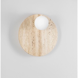 Aplica de perete LED din travertin decorativa OVEE