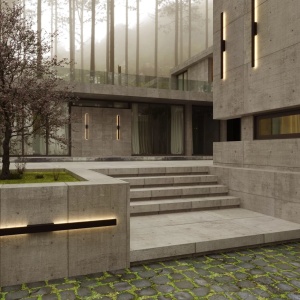 Aplica de perete LED, exterior, liniara, IP65, Predazzo - Img 3