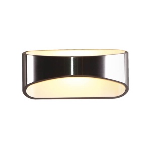 Aplica de perete LED Hugo alb/ argintiu W0053 MX