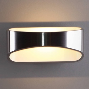 Aplica de perete LED Hugo alb/ argintiu W0053 MX 59356 universul-luminii.ro