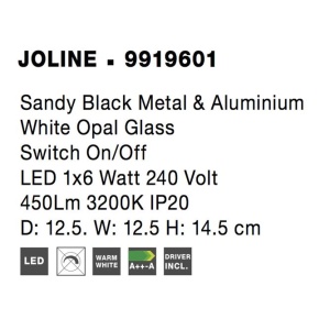 Aplica de perete LED JOLINE NVL-9919601 - Img 3