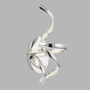 Aplica de perete LED moderna design cromat Twirls 12W 9208CC SRT - Img 2