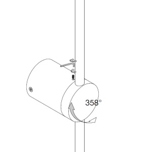 Aplica de perete LED moderna design liniar ESSENCE AP 20W NERO - Img 3