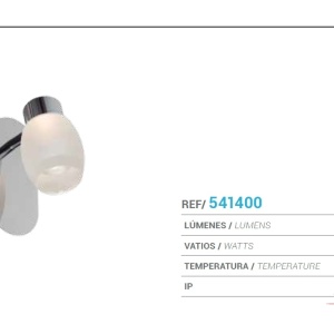 Aplica de perete LED pentru baie IP44 CLART 5W 541400 SU 51506 universul-luminii.ro