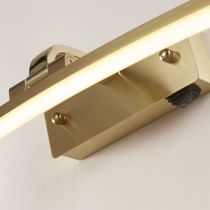 Aplica de perete LED pentru oglinda sau tablou Santorini alama, L-50cm 136366 universul-luminii.ro