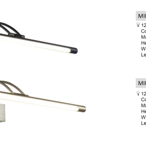 Aplica de perete LED pentru oglinda / tablou Finelli bronz MYMIR004WL-L12BZ 71506 universul-luminii.ro