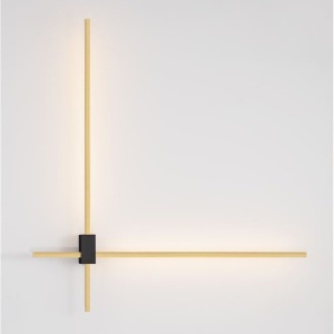 Aplica de perete liniara LED CCT PEAK auriu