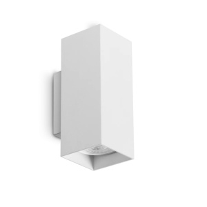 Aplica de perete LOOK AP2 SQUARE D60 H150 BIANCO