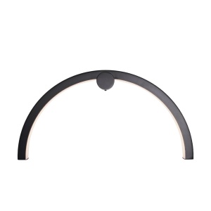 Aplica de perete lumina ambientala LED IP44 TRIO ARC negru mat 144476 universul-luminii.ro