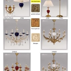 Aplica de perete LUX fabricat manual,cristal Asfour, ceramica Celia 2701/2 Bejorama 44736 universul-luminii.ro