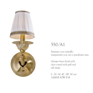 Aplica de perete LUX realizata manual Lucilla 163056 universul-luminii.ro