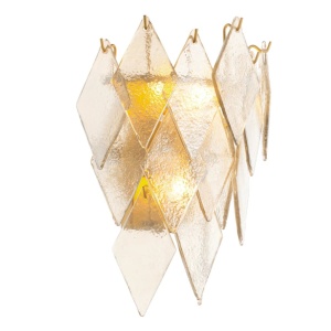 Aplica de perete LUX, Sticla Realizata Manual, Rhombus 244286 universul-luminii.ro