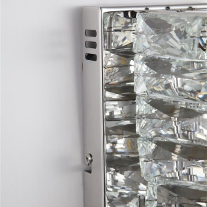 Aplica de perete metal cromat si sticla LED Modena 627256 universul-luminii.ro
