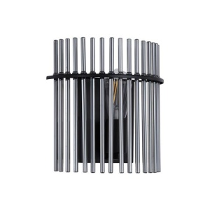 Aplica de perete metal negru, tije din sticla Swizzle 621916 universul-luminii.ro