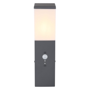 Aplica de perete pentru iluminat exterior cu senzor de miscare IP44 Herri antracit 120766 universul-luminii.ro