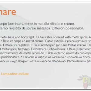 Aplica de perete,Plafonier reglabil LUNARE AP1 Cromo 066790 174146 universul-luminii.ro