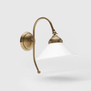 Aplica de perete stil clasic italian din alama Fiordo