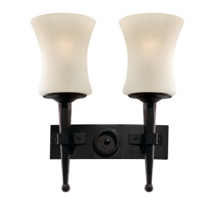 Aplica de perete stil rustic Cartwheel 0812-2BK SRT - Img 1