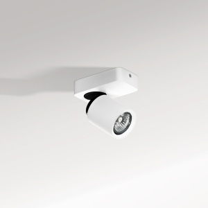 Aplica de perete/tavan cu spot stil modern minimalist Tomi 1 alba 61286 universul-luminii.ro