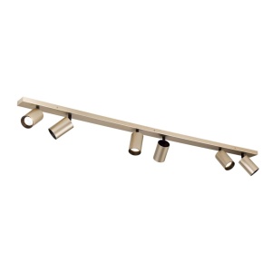 Aplica de perete/tavan cu Spoturi stil minimalist modern SEAN 6L auriu 124596 universul-luminii.ro