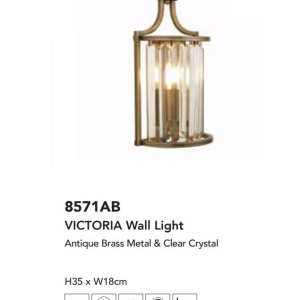 Aplica de perete traditionala stil clasic Victoria alama antic 136026 universul-luminii.ro