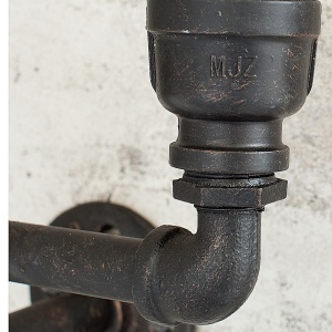 Aplica design industrial Hot Pipe II negru A-37697 VC 68466 universul-luminii.ro