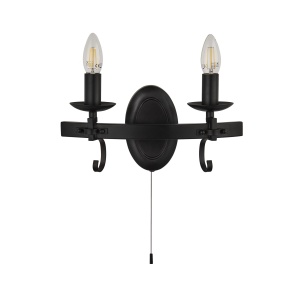 Aplica design rustic Cartwheel III 8902-2BK SRT - Img 2