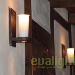 Aplica din fier forjat realizata manual WL 3484-ST cu spot -downlight- 174436 universul-luminii.ro