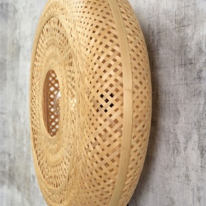 Aplica eco din bambus Palawan natur, 60x15cm 193866 universul-luminii.ro