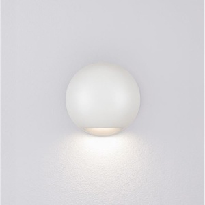 Aplica exterior cu iluminat jos LED IP65 PASSO alb