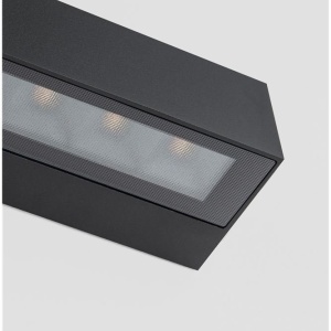 Aplica exterior neagra liniara 22cm IP65 LED CCT PRISMATIC - Img 6