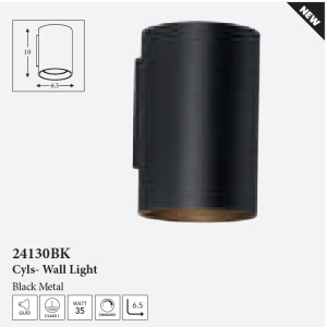 Aplica iluminat ambiental metal negru Cyls 632386 universul-luminii.ro