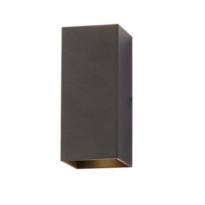 Aplica iluminat ambiental metal negru Don Square 2